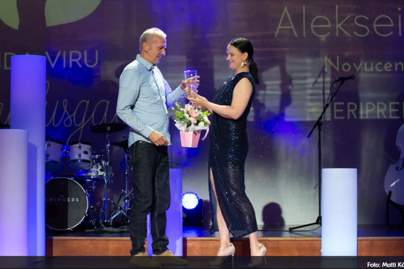 Recognition of the Year: Aleksei Serov and Olga Volkova at the Ida-Viru Haridusgala 2025